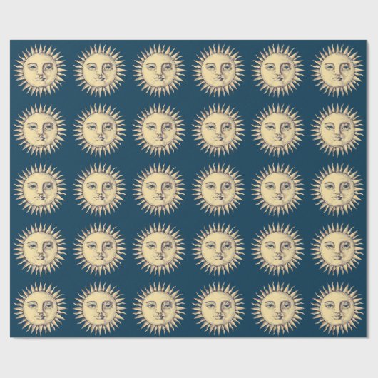 Sun Wrapping Paper Geschenkpapier (Flach)