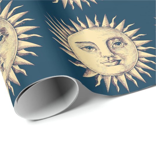 Sun Wrapping Paper Geschenkpapier (Rolleneckpunkt)