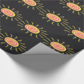 Sun Wrapping Paper Geschenkpapier (Ecke)