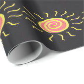 Sun Wrapping Paper Geschenkpapier (Rolleneckpunkt)