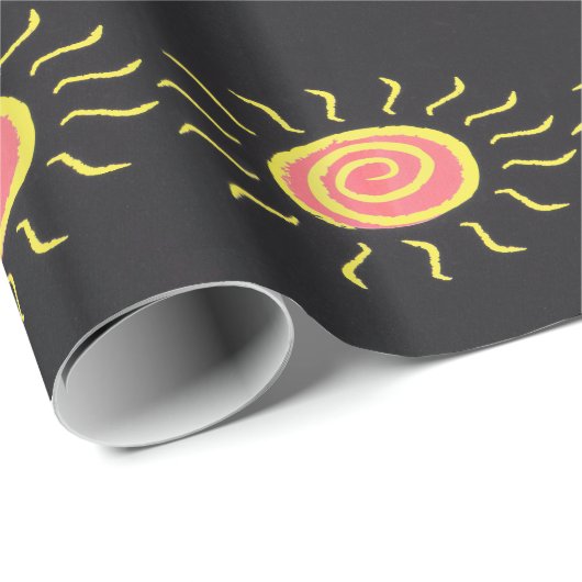 Sun Wrapping Paper Geschenkpapier (Rolleneckpunkt)