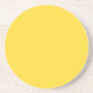 Sun Yellow Solid Color Klassisches Elegant Getränkeuntersetzer
