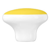 Sun Yellow Solid Color | Klassisches Elegant Keramikknauf (Seitenansicht)