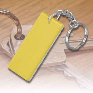 Sun Yellow Solid Color   Klassisches Elegant Schlüsselanhänger