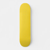 Sun Yellow Solid Color | Klassisches Elegant Skateboard (Vorne)