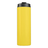 Sun Yellow Solid Color | Klassisches Elegant Thermosbecher (Vorderseite)