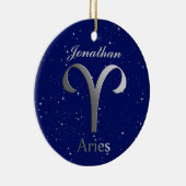 Sun-Zeichen mit Name Keramik Ornament (Rechts)