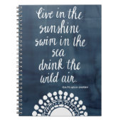 Sun Zitat I Notizblock (Vorderseite)