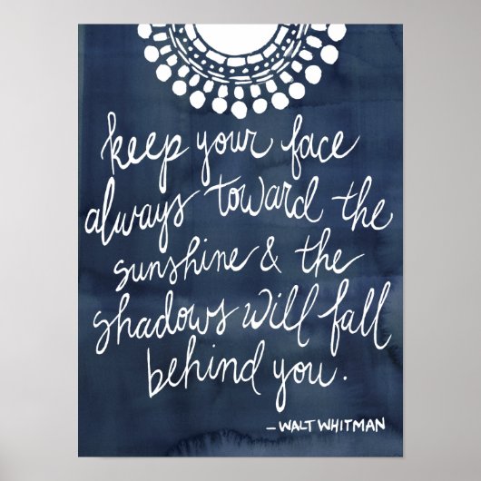 Sun Zitat II Poster (Vorne)