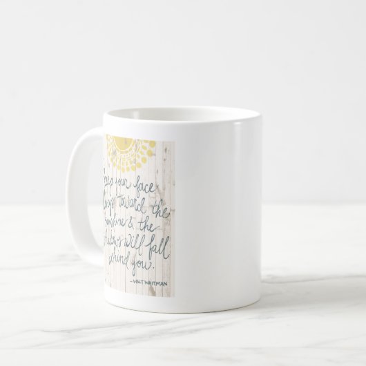 Sun Zitat III Kaffeetasse (Vorderseite Links)