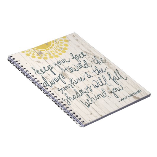 Sun Zitat III Notizblock (Rechte Seite)