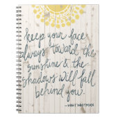 Sun Zitat III Notizblock (Vorderseite)