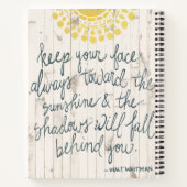 Sun Zitat III Notizblock (Rückseite)