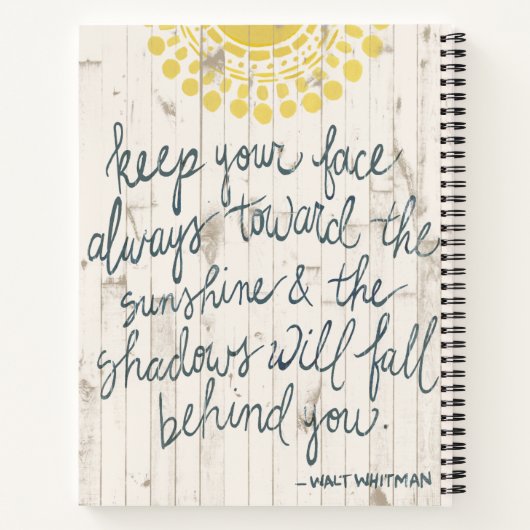 Sun Zitat III Notizblock (Rückseite)