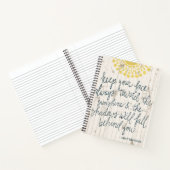 Sun Zitat III Notizblock (Innenseite)