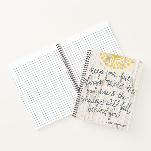 Sun Zitat III Notizblock (Innenseite)