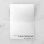 Sun zur Earth Card Karte (Innenseite)