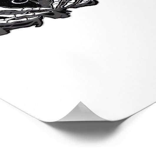 Sunand~1 - Skeleton Herz Hände Poster (Ecke)