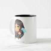 Sunaya, das Chibi Tasse liest (Vorderseite Links)