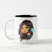 Sunaya, das Chibi Tasse liest (Links)