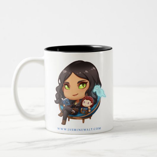Sunaya, das Chibi Tasse liest (Links)