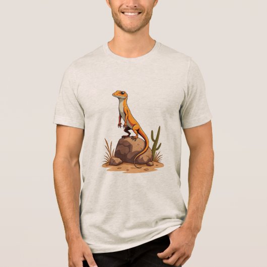 Sunbader Lizard Vibes Tri-Blend Shirt (Vorderseite)