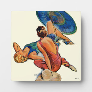 Sunbathers Fotoplatte