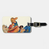 Sunbathers Gepäckanhänger (Vorderseite horizontal)