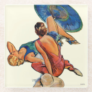 Sunbathers Glasuntersetzer
