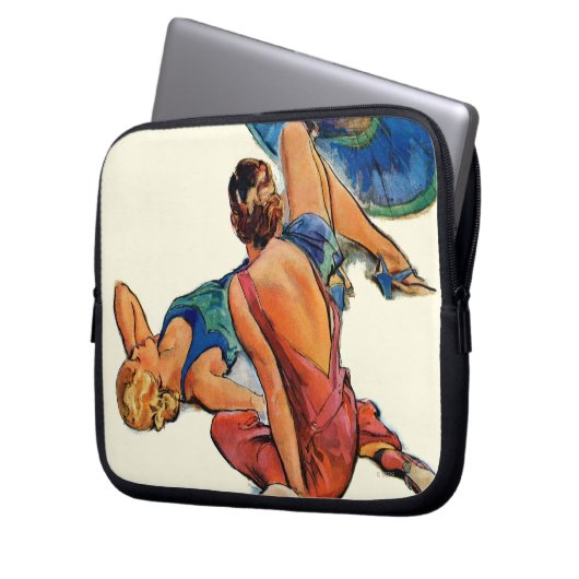 Sunbathers Laptopschutzhülle (Vorderseite Links)