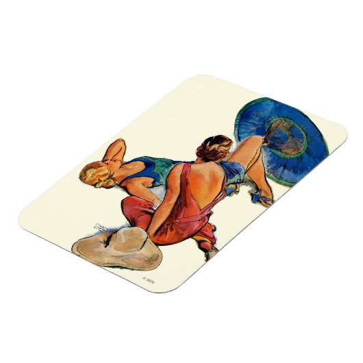 Sunbathers Magnet (Linke Seite)