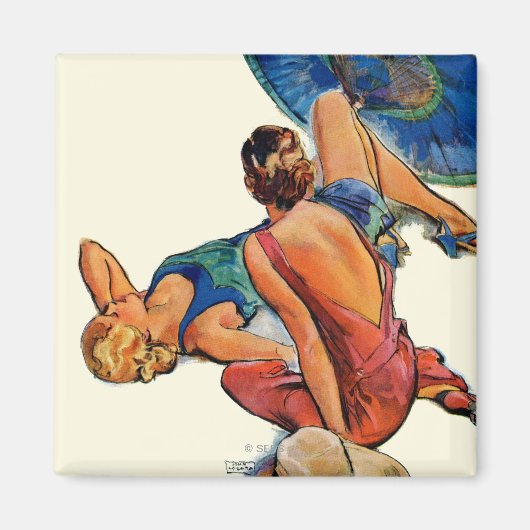 Sunbathers Magnet (Vorne)