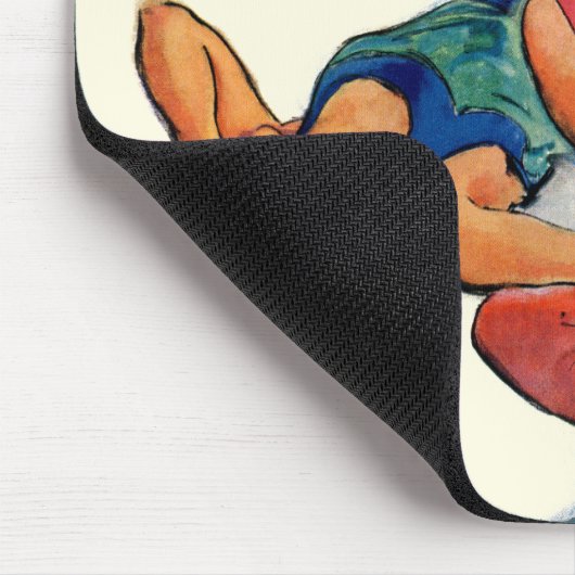 Sunbathers Mousepad (Ecke)