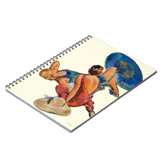 Sunbathers Notizblock (Linke Seite)