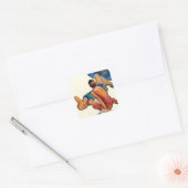 Sunbathers Quadratischer Aufkleber (Umschlag)