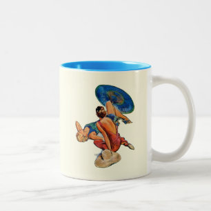 Sunbathers Zweifarbige Tasse