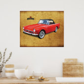 Sunbeam Alpenwagen Poster (Küche)