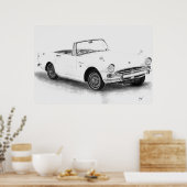 Sunbeam Alpine sportscar poster (Küche)
