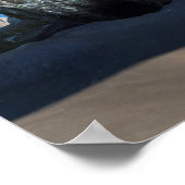 Sunbeam and ice, Island Poster (Ecke)