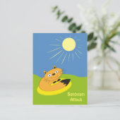 Sunbeam Attack Postkarte (Stehend Vorderseite)