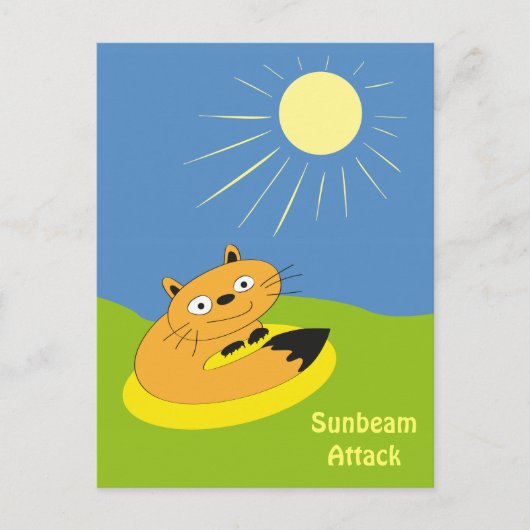 Sunbeam Attack Postkarte (Vorderseite)