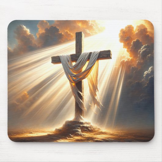 Sunbeam Cross Mousepad (Vorne)
