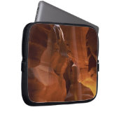 Sunbeam, der Tumbleweed auf Schluchtboden schlägt Laptopschutzhülle (Vorne Rechts)