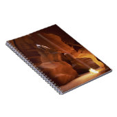 Sunbeam, der Tumbleweed auf Schluchtboden schlägt Notizblock (Rechte Seite)