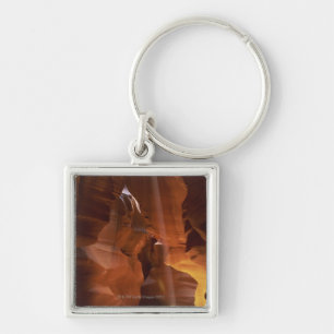 Sunbeam, der Tumbleweed auf Schluchtboden schlägt Schlüsselanhänger