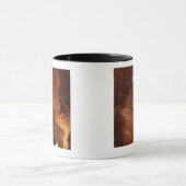 Sunbeam, der Tumbleweed auf Schluchtboden schlägt Tasse (Zentrum)