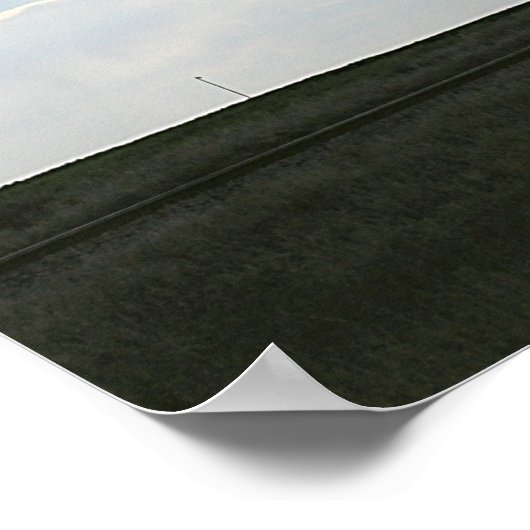 Sunbeam Landscape Poster (Ecke)