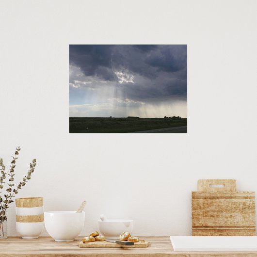 Sunbeam Landscape Poster (Küche)