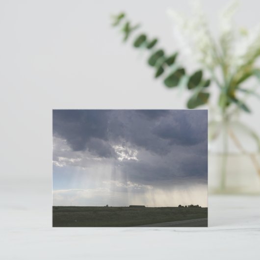 Sunbeam Landscape Postkarte (Stehend Vorderseite)