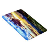 Sunbeam Mountains Scripture Flexible Foto Magnet (Rechte Seite)